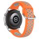 Ремешок Deexe Dual Color для Samsung Galaxy Watch 3 (41mm) - Orange / Grey (235406D). Фото 3 из 5