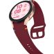Ремешок Deexe Elino Strap для Samsung Galaxy Watch 4 / 5 / 6 / 7 / FE (40mm) - Wine Red (358307WR). Фото 4 из 6