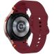 Ремешок Deexe Elino Strap для Samsung Galaxy Watch 4 / 5 / 6 / 7 / FE (40mm) - Wine Red (358307WR). Фото 1 из 6