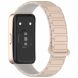 Ремешок Deexe Flexible Fit для Huawei Band 8 / 9 / 10 - Milk Tea / Rock White (328519EW). Фото 1 из 6