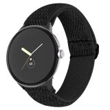 Ремінець Deexe Knitted Strap для Google Pixel Watch / Watch 2 / Watch 3 (41mm) - Black (311708B)