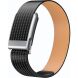 Ремінець Deexe Leather Pattern для WHOOP 5.0 / MG - Black / White (403117BW). Фото 1 з 8