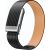 Ремінець Deexe Leather Pattern для WHOOP 5.0 / MG - Black / White: фото 1 з 8