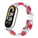 Ремінець Deexe Nylon Bracelet для Xiaomi Mi Smart Band 8 / 9 / 10 - White / Red (326026WR). Фото 5 з 6