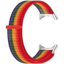 Ремешок Deexe Nylon Loop для Google Pixel Watch / Watch 2 / Watch 3 (41mm) - Multicolor: фото 1 из 4