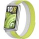 Ремешок Deexe Nylon Loop для Huawei Band 11 Pro / Band 11 - Yellowgreen (410606YG). Фото 3 из 5