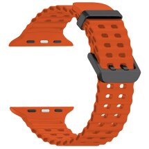 Ремешок Deexe Ocean Strap для Apple Watch 46 / 45 / 44 / SE 44 / 42 (Series 1-3) / Ultra / Ultra 2 - Orange: фото 1 из 1