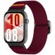 Ремешок Deexe Orbit Flex для Huawei Watch Fit 4 Pro / Fit 4 / Fit 3 - Wine Red (382813WR). Фото 2 из 3