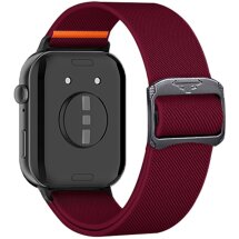 Ремешок Deexe Orbit Flex для Huawei Watch Fit 4 Pro / Fit 4 / Fit 3 - Wine Red: фото 1 из 3