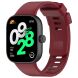 Ремешок Deexe Silicone Strap для Xiaomi Redmi Watch 4 / Mi Smart Band 8 Pro / Band 9 Pro - Wine Red (346411WR). Фото 2 из 6