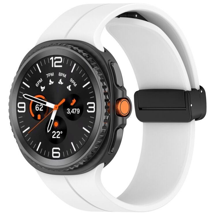 Ремешок Deexe Soft Line для Samsung Galaxy Watch 8 (40/44mm) / 8 Classic / Ultra (2025) - White: фото 2 из 5