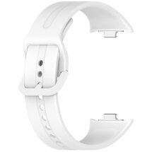 Ремінець Deexe Soft Line для Xiaomi Mi Smart Band 8 Pro / 9 Pro / Redmi Watch 4 / 5 - White: фото 1 з 2