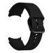Ремінець Deexe Soft Silicone для Samsung Galaxy Watch 4 / 4 Classic / 5 / 5 Pro / 6 / 6 Classic / 7 / FE - Black (284302B). Фото 2 з 8