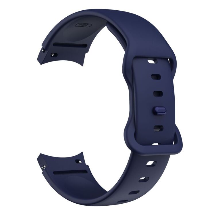 Ремінець Deexe Soft Silicone для Samsung Galaxy Watch 5 (40/44mm) / 5 Pro (45mm) - Dark Blue: фото 2 з 3