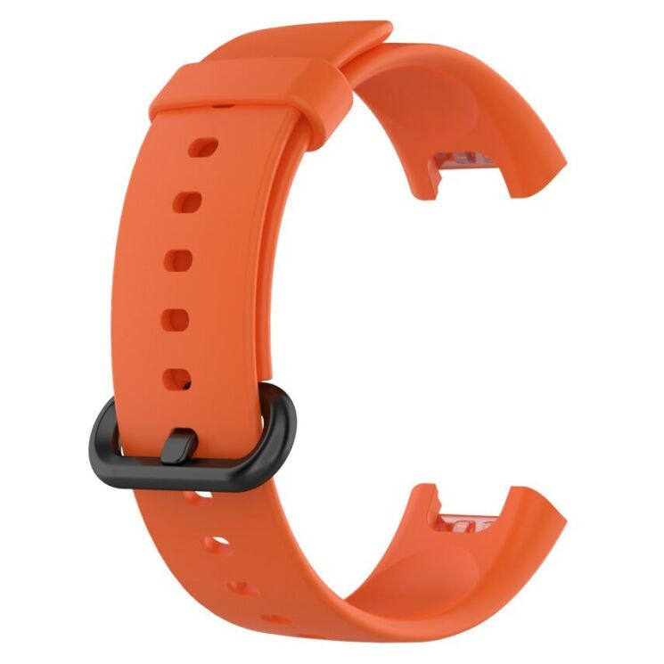 Ремінець Deexe Soft Silicone для Xiaomi Mi Watch Lite - Orange: фото 2 з 3