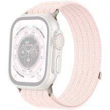 Ремешок Deexe Soft Weave для Apple Watch 49 / 46 / 45 / 44 / SE 44 / 42 (Series 1-3) / Ultra / Ultra 2 / Ultra 3 - Pink: фото 1 из 5