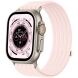 Ремешок Deexe Soft Weave для Apple Watch 49 / 46 / 45 / 44 / SE 44 / 42 (Series 1-3) / Ultra / Ultra 2 / Ultra 3 - Pink (371861P). Фото 2 из 5