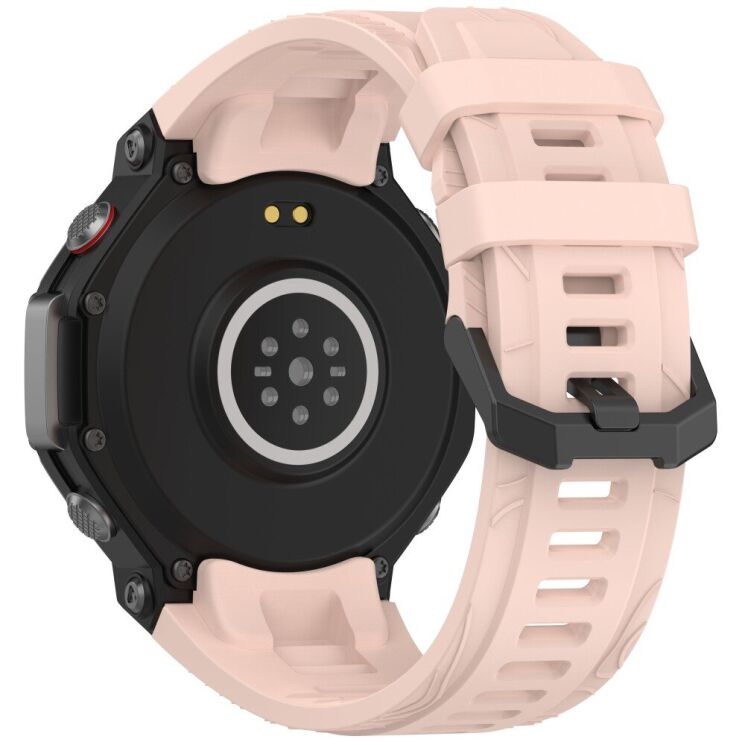 Ремінець Deexe Sport Series для Xiaomi Amazfit T-ReX 3 - Pink: фото 1 з 9