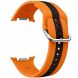 Ремешок Deexe Sport Strap для Samsung Galaxy Watch 8 (40/44mm) / 8 Classic - Orange / Black (384178BO). Фото 3 из 6
