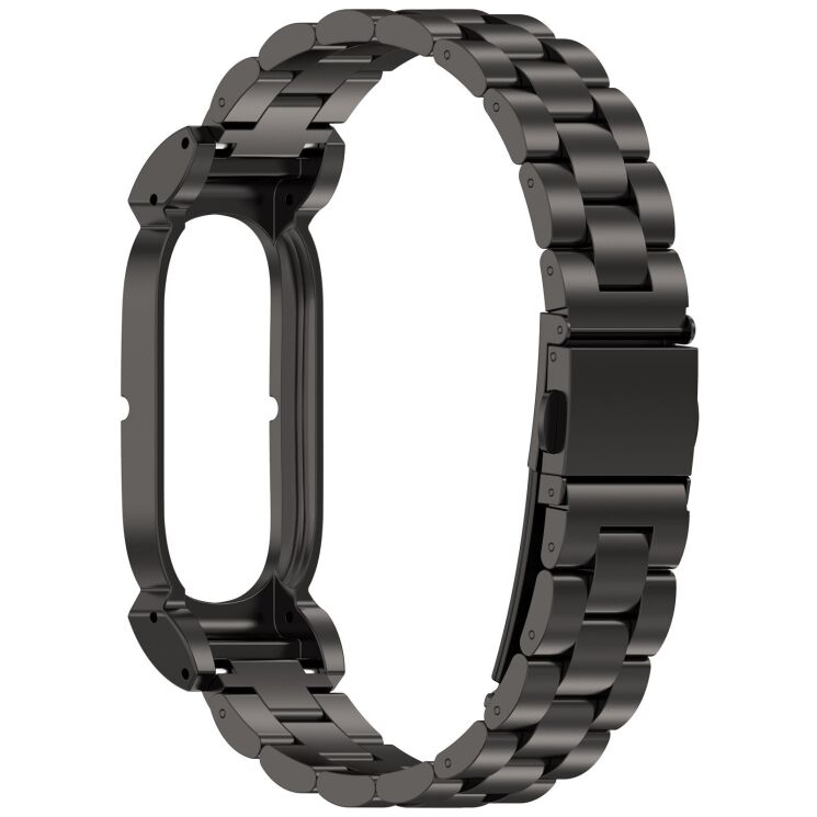 Ремешок Deexe Stainless Steel для Google Fitbit Air - Black: фото 1 из 5