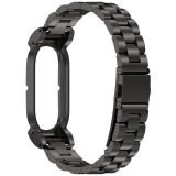 Ремінець Deexe Stainless Steel для Google Fitbit Air - Black: фото 1 з 5