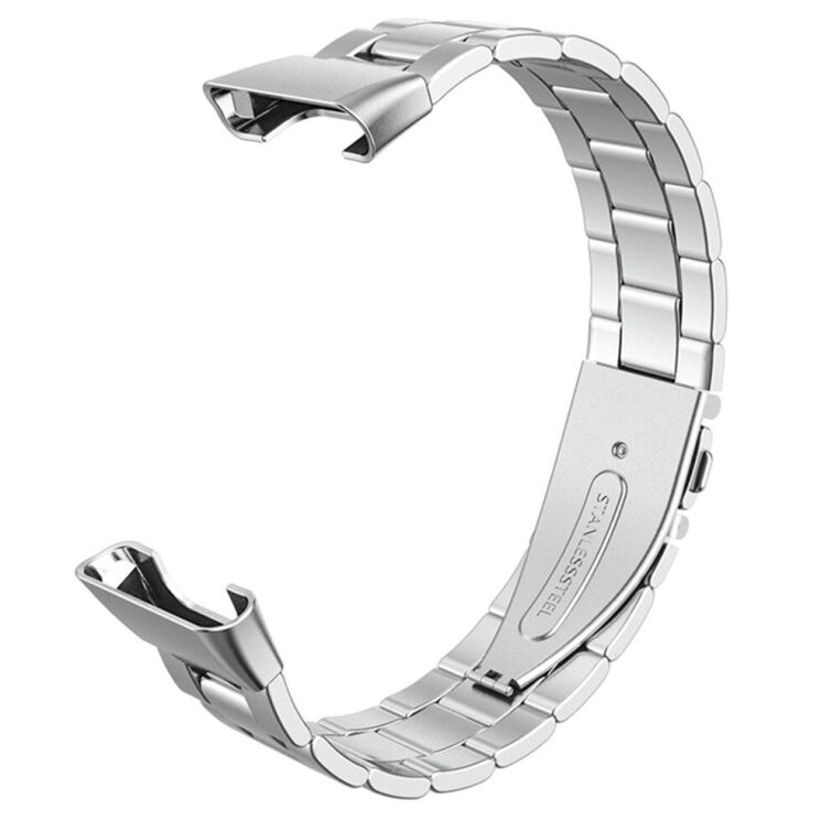 Ремешок Deexe Stainless Style для Xiaomi Mi Band 7 Pro - Silver: фото 3 из 3