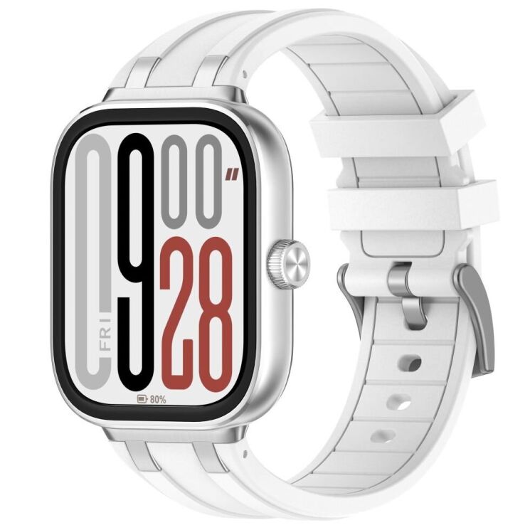 Ремешок Deexe Vortex для Xiaomi Redmi Watch 4 / Watch 5 / Mi Smart Band 8 Pro / Band 9 Pro - White: фото 4 из 8