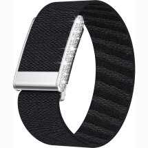 Ремешок для часов Deexe Shiny Strap для WHOOP 5.0 - Black: фото 1 из 6
