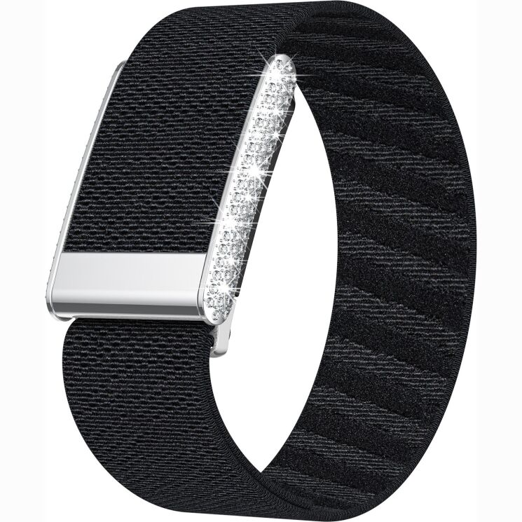 Ремешок для часов Deexe Shiny Strap для WHOOP 5.0 - Black (403108B) Ремешок для часов Deexe Shiny Strap для WHOOP 5.0 - Black: фото 1 из 6
