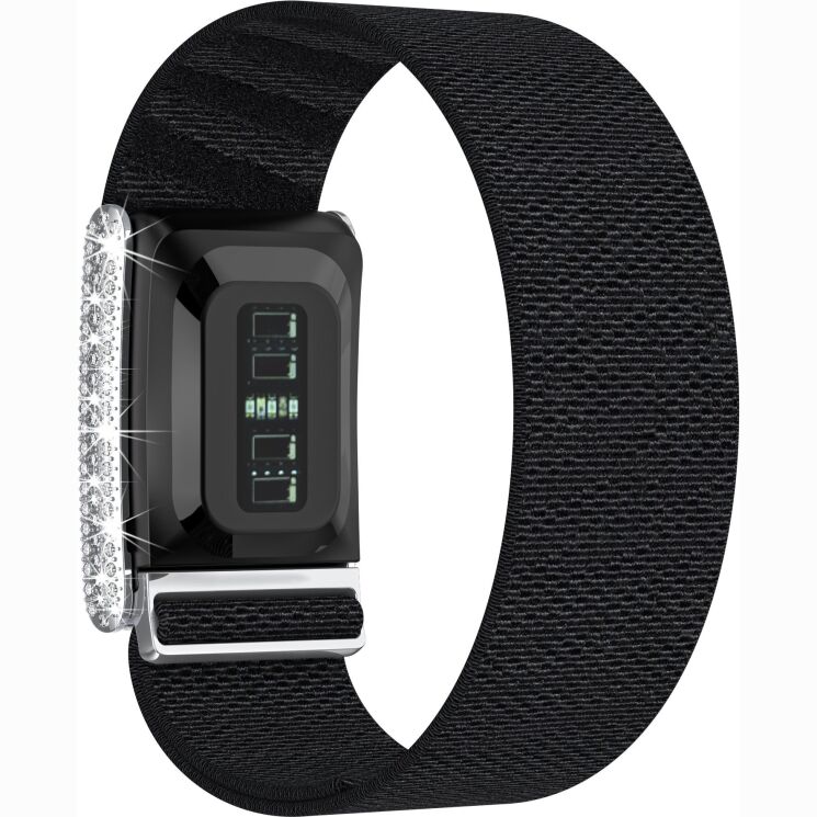 Ремешок для часов Deexe Shiny Strap для WHOOP 5.0 - Black (403108B) Ремешок для часов Deexe Shiny Strap для WHOOP 5.0 - Black: фото 2 из 6