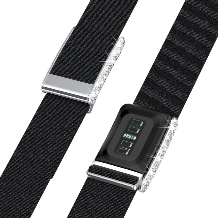 Ремешок для часов Deexe Shiny Strap для WHOOP 5.0 - Black (403108B) Ремешок для часов Deexe Shiny Strap для WHOOP 5.0 - Black: фото 3 из 6