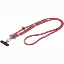 Ремінець для смартфона Deexe Crossbody Strap - Red / White: фото 1 з 5