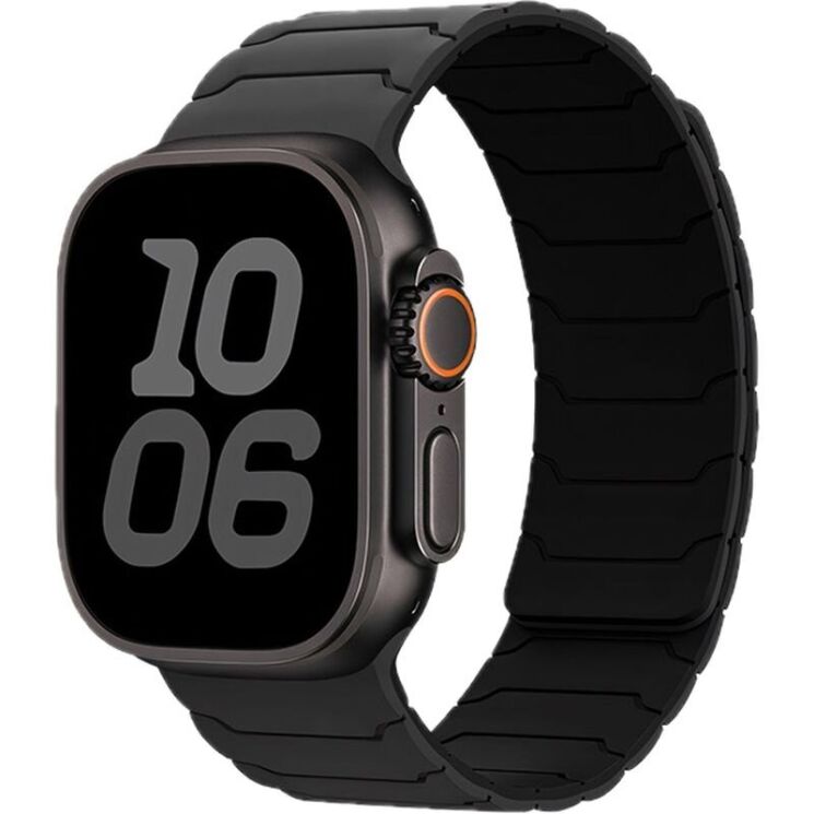 Ремінець Hoco WA39 для Apple Watch 42 (Series 10/11) / 41 / 40 / SE 40 / 38 - Coal / Black: фото 1 з 7