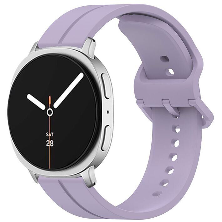Ремешок KALEBOL Groove Design для Samsung Galaxy Watch 8 (40/44mm) / 8 Classic - Light Purple: фото 2 из 5