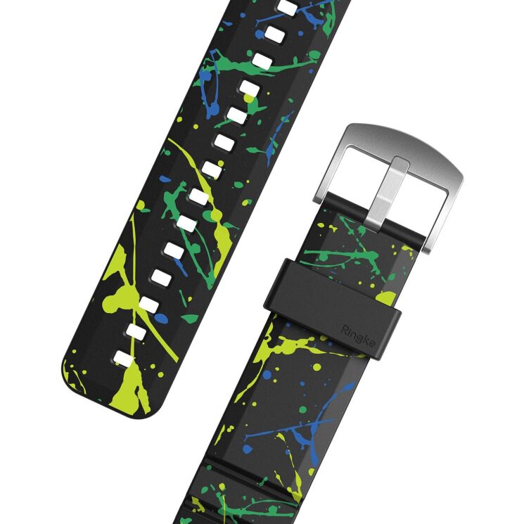 Ремінець Ringke Rubber One Bold Design для годинників з шириною кріплення 20мм (8809919309714) - Paint (895457P) Ремінець Ringke Rubber One Bold Design для годинників з шириною кріплення 20мм (8809919309714) - Paint: фото 1 з 16