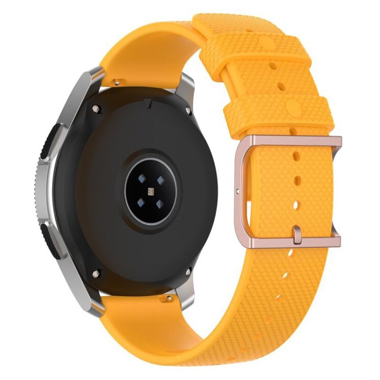 Ремешок UniCase Dot Pattern для Samsung Galaxy Watch 3 (45mm) - Yellow: фото 1 из 5
