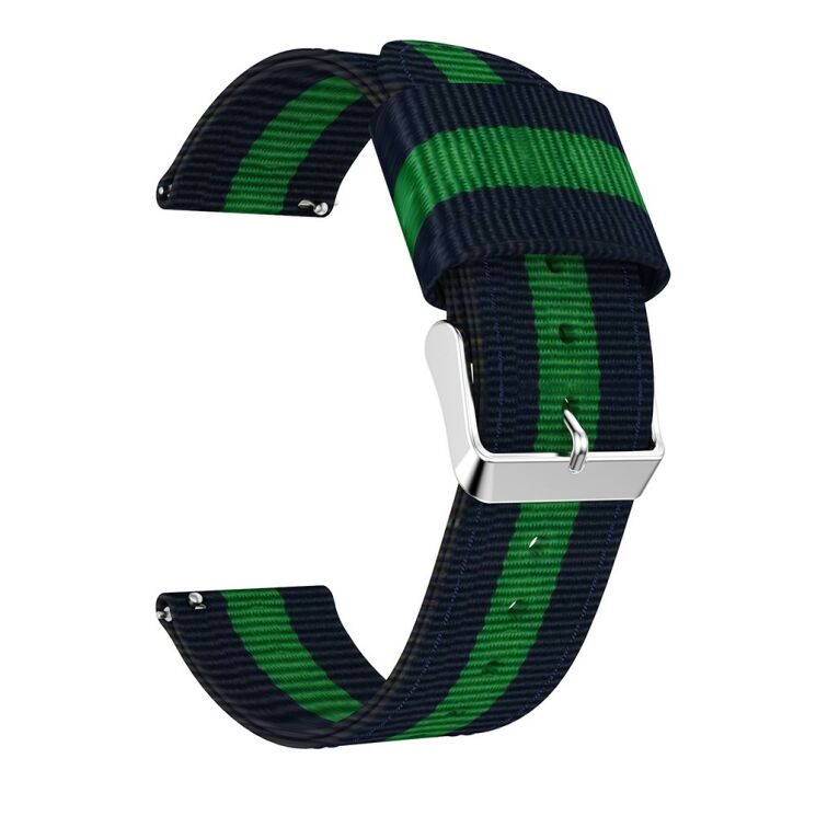 Ремінець UniCase Nylon для Samsung Galaxy Watch 42mm - Blue / Green: фото 2 з 5