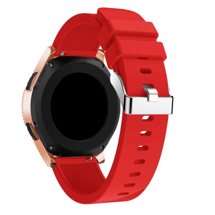 Ремешок UniCase Twill Texture для Samsung Galaxy Watch 42mm / Watch 3 41mm - Red: фото 2 из 6