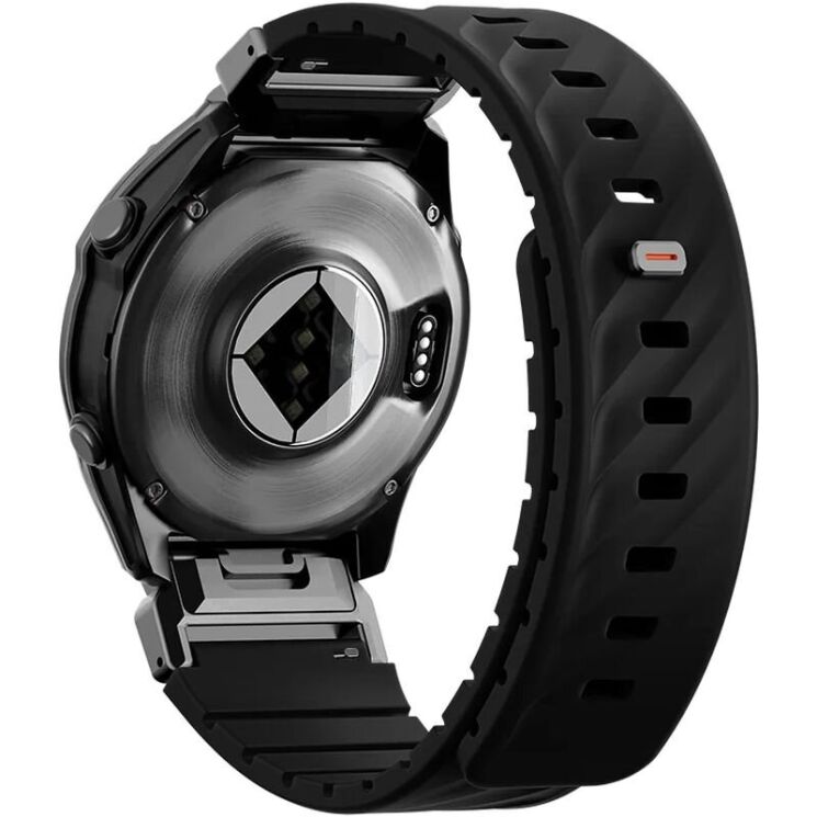 Ремешок UNIQ Fluo для часов Garmin c креплением Quick Fit 26mm (UNIQ-26MM-FLUOMBLK) - Black (369113B) Ремешок UNIQ Fluo для часов Garmin c креплением Quick Fit 26mm (UNIQ-26MM-FLUOMBLK) - Black: фото 1 из 10