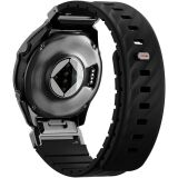 Ремешок UNIQ Fluo для часов Garmin c креплением Quick Fit 26mm (UNIQ-26MM-FLUOMBLK) - Black: фото 1 из 10