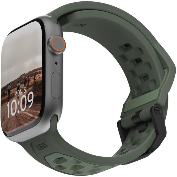Ремінець URBAN ARMOR GEAR (UAG) Civilian (FW) для Apple Watch 46 / 44 / SE 44 / 45 / Ultra / Ultra 2 (49mm) 194002117272 - Olive Drab: фото 2 з 10