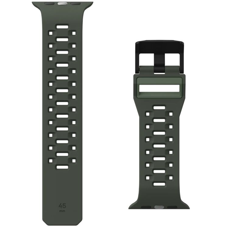 Ремінець URBAN ARMOR GEAR (UAG) Civilian (FW) для Apple Watch 46 / 44 / SE 44 / 45 / Ultra / Ultra 2 (49mm) 194002117272 - Olive Drab: фото 6 з 10