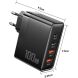 Сетевое зарядное устройство ESSAGER Grace 100W (2Type-C + 2USB) ECT2CA-QYB01-Z - Black (995676B). Фото 11 из 12