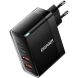 Сетевое зарядное устройство ESSAGER Grace 100W (2Type-C + 2USB) ECT2CA-QYB01-Z - Black (995676B). Фото 2 из 12