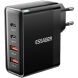 Сетевое зарядное устройство ESSAGER Grace 100W (2Type-C + 2USB) ECT2CA-QYB01-Z - Black (995676B). Фото 1 из 12