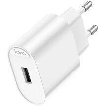 Мережевий зарядний пристрій Hoco C109A Fighter (10.5W) - White: фото 1 з 9