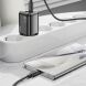 Сетевое зарядное устройство Hoco N53 Monsoon PD30W+QC3.0 + кабель Type-C to Type-C - White (960121W). Фото 5 из 5