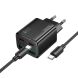 Сетевое зарядное устройство Hoco N56 30W 2C+2U + кабель Type-C to Type-C - Black (960128B). Фото 2 из 7
