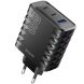 Мережевий зарядний пристрій Proove Speed Surge Gan 65W (USB + 2Type-C) - Black (960101B). Фото 1 з 6