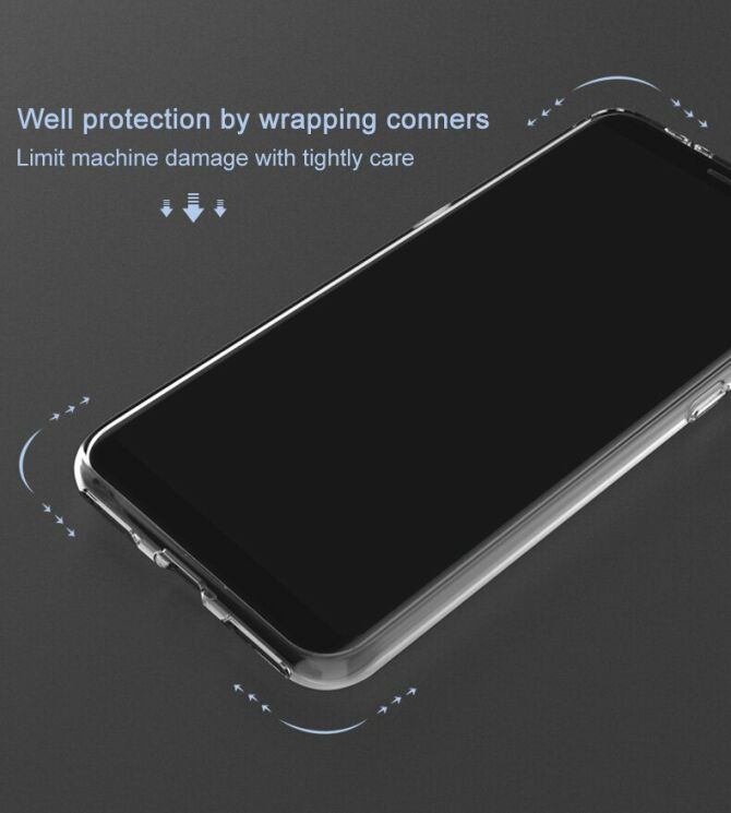Силіконовий чохол IMAK UX-5 Series для Samsung Galaxy A20s (A207) - Transparent: фото 10 з 15